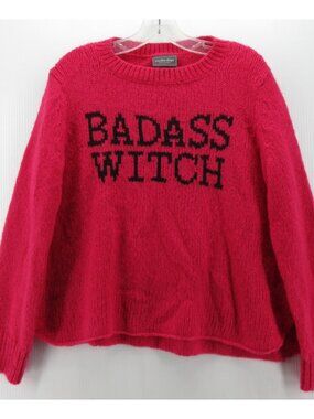 Wooden Ships Sweater Medium XS Small Mohair Wool Badass Witch Ribbed